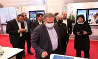 بازدید دکتر سیدشمس الدین حسینی، از پاویون نخستین رویداد بین المللی خصوصی سازی در اقتصاد ایران 